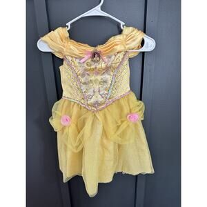 Disney Princess Girls XS (4/5) Disney Belles Princess Dress - Yellow